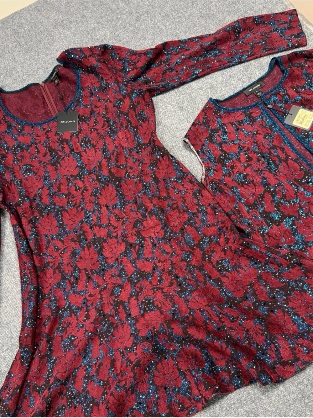 St. John dress and vest set  Size XL NWT